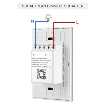 Manufacturers Supply Smart Dimmer 120 Type Wifi Touch Alexa Stepless Dimming Remote Control