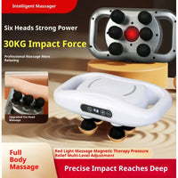 Muscle Relaxation Massager Multi-head Massage Gun Deep Tissue Body Fitness Muscle Electric Relax Massager For Back Shoulders Legs Foot 16 Heads