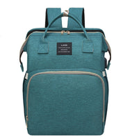 Multifunctional Maternity Diaper Backpack Upgraded With Removable Mosquito Net Large Capacity Foldable Infants Baby Crib Waterproof Nappy Mother Bag For Travel