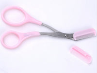 Beauty tools eyebrow scissors with eyebrow comb