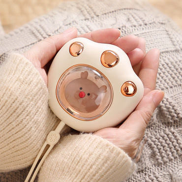 Mini Electric Hand Warmer Cat Paw Cute Claw Winter Heater Quick Heating USB Rechargeable Pocket Portable Small Mini Hands Warmer